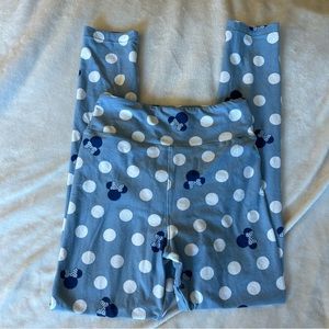 🪩5 for $25🪩LuLaRoe Minnie Mouse Disney Teen Leggings Polka Dot Fits Size 00-0